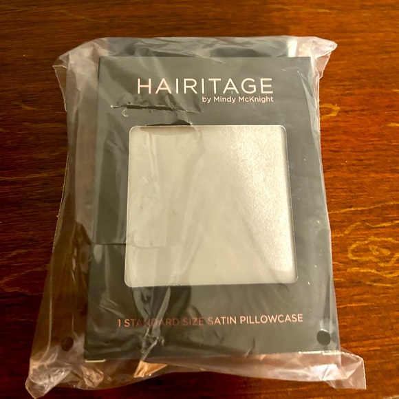 NWT Gray satin Pillow Case - Picture 1 of 2